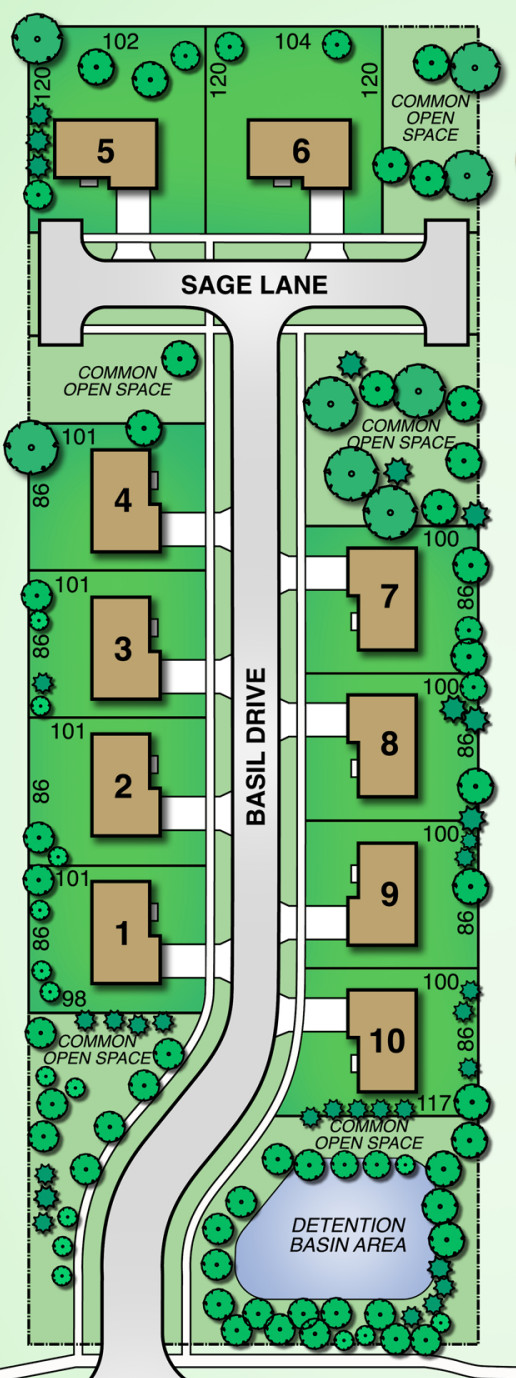 Saddlebrook map